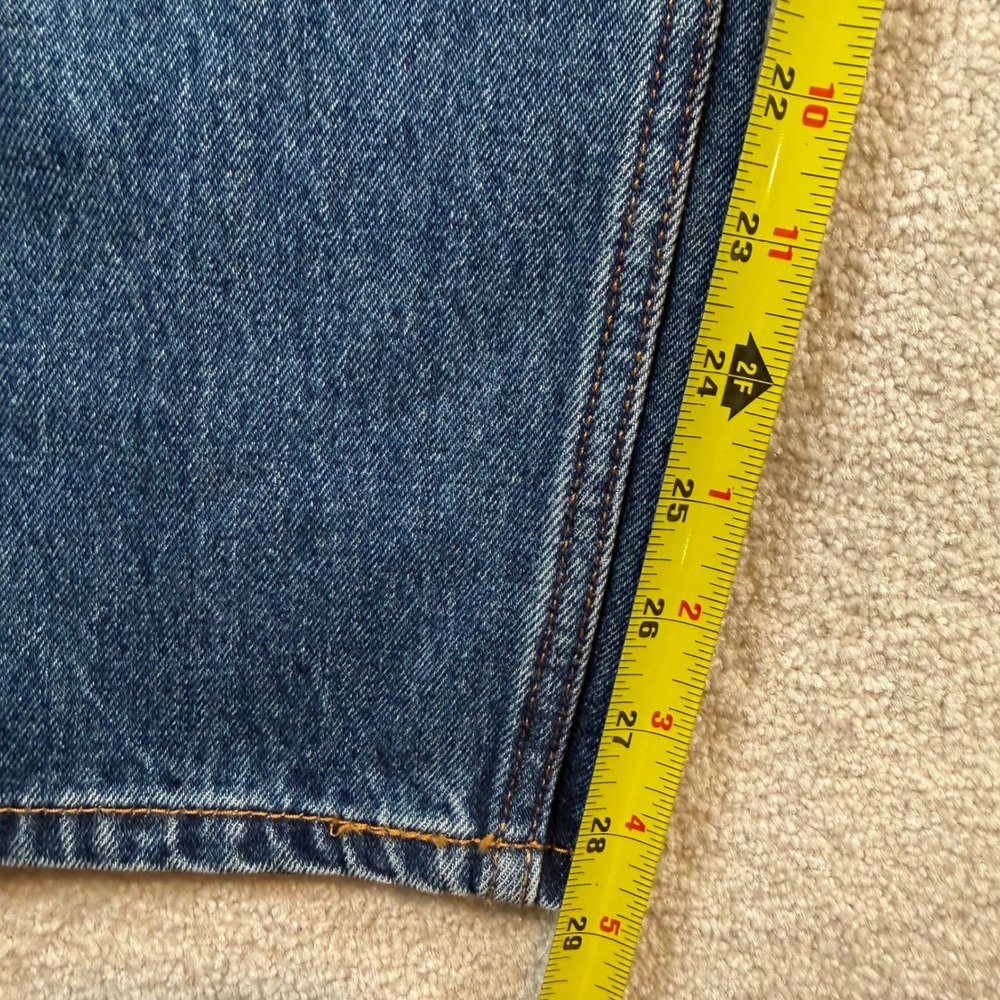 NEW Levis 505 Regular Fit Jeans Mens 38x30 Blue Straight Leg Denim - Picture 9 of 9